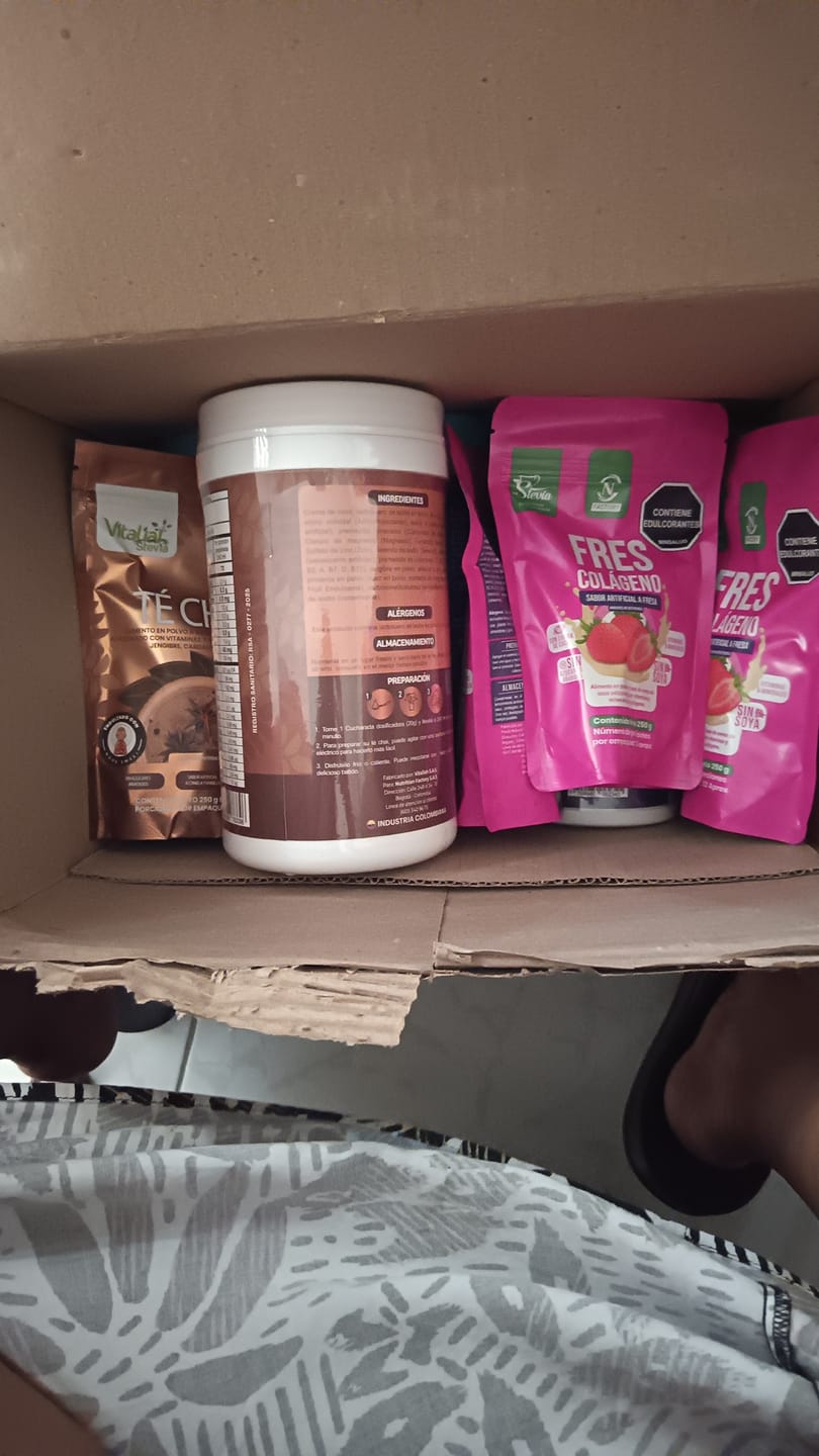 Customer photo review of 🎁 Frescolágeno Fresa Doypack 250 g - Nutrition Factory (100% off)
