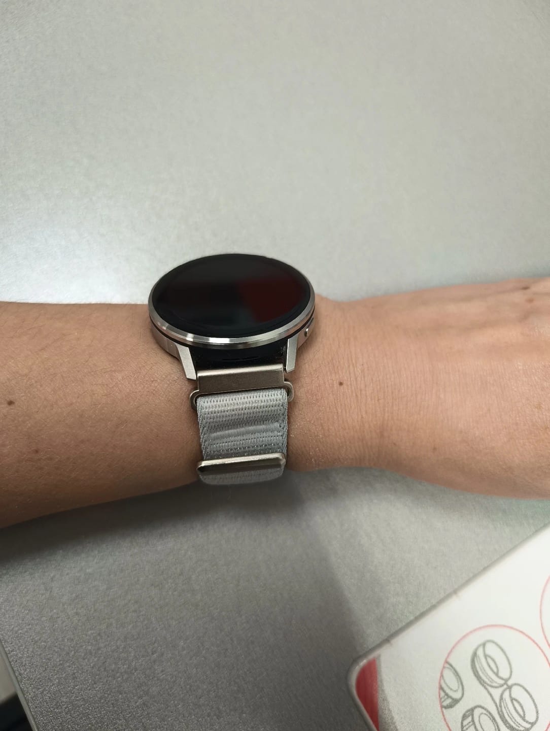 Customer photo review of Amazfit Nylon Watch Strap - Breathable Comfort Band for Smartwatch