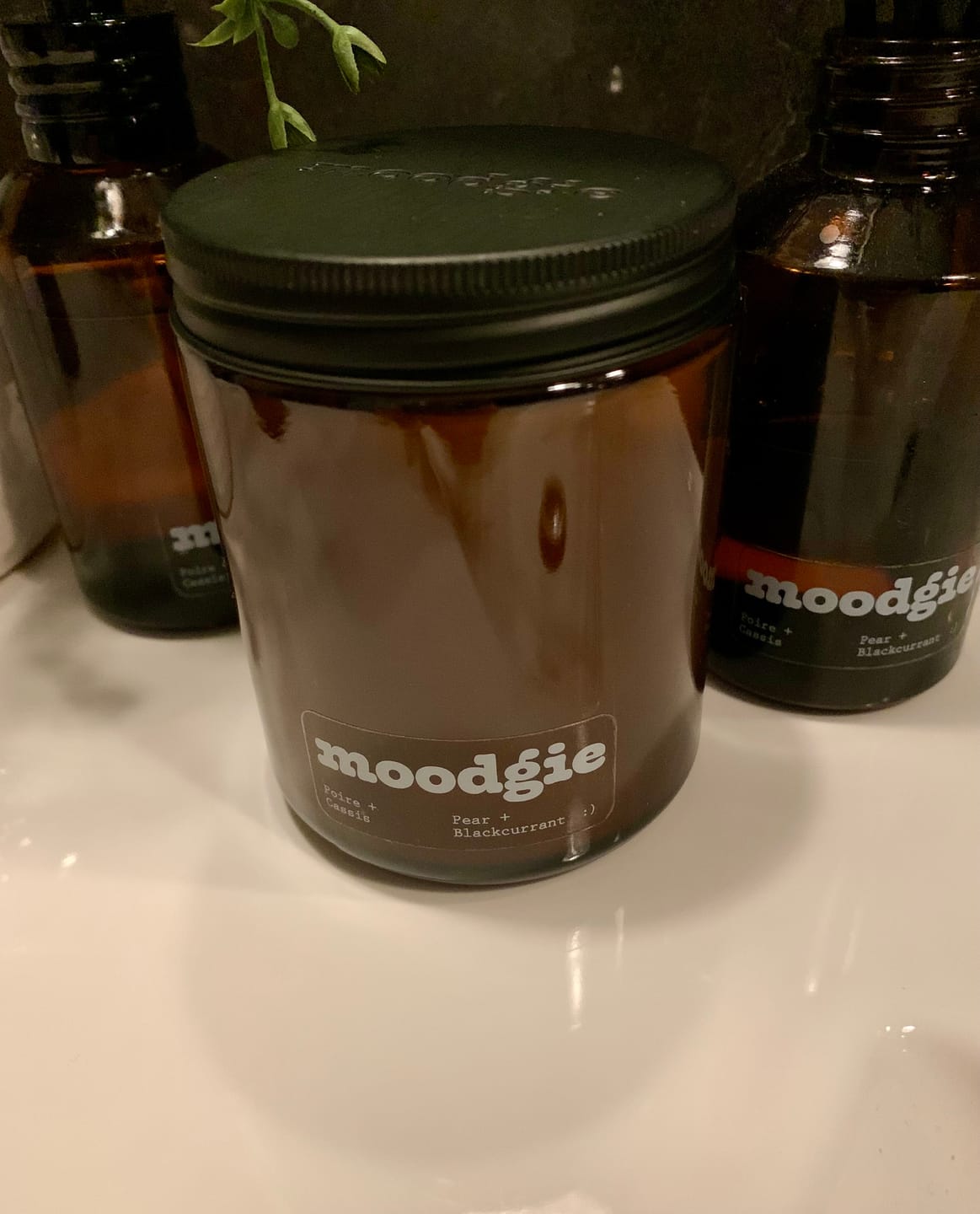 Customer photo review of Bougie - Poire + Cassis