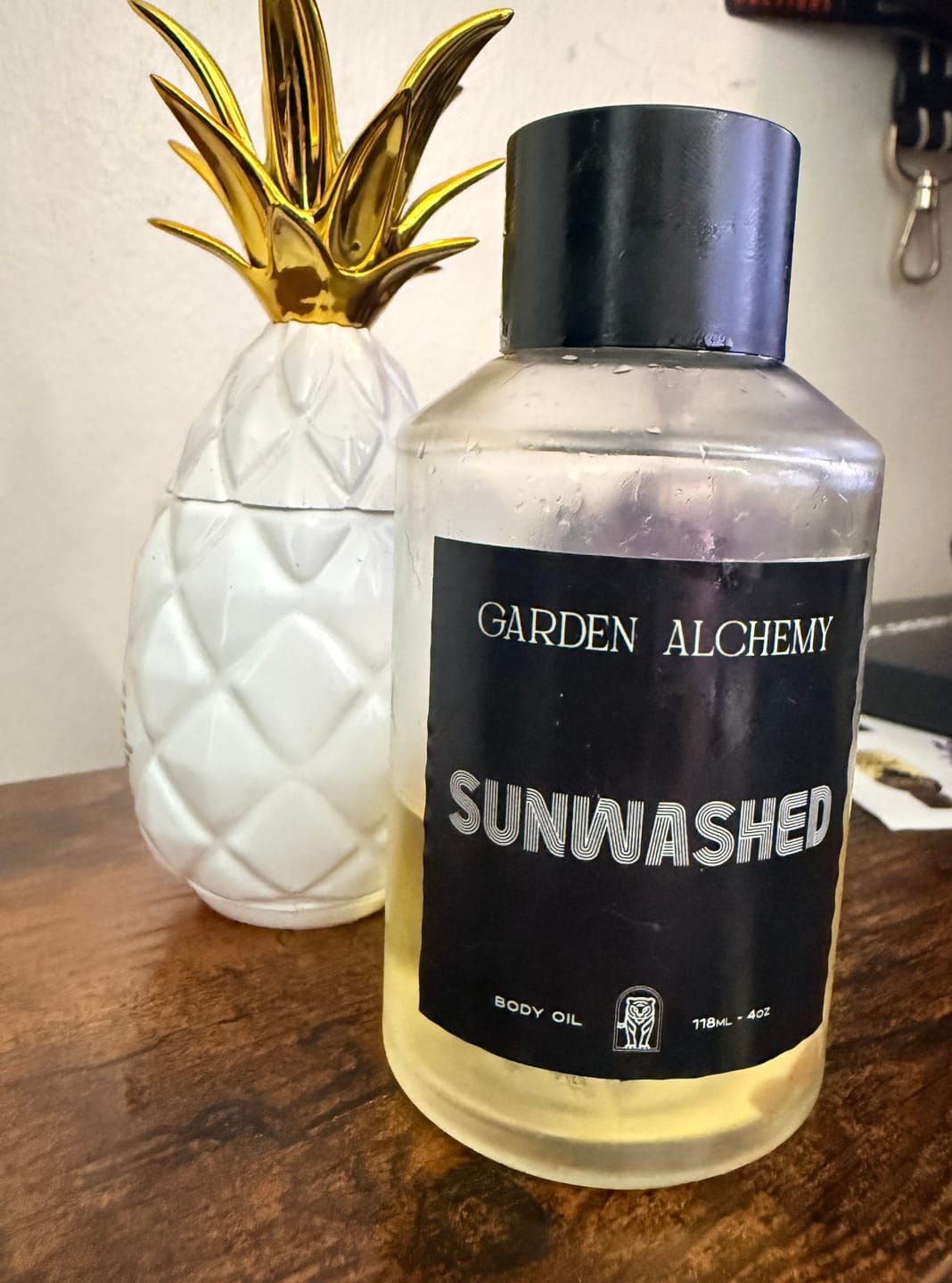 Customer photo review of SUNWASHED BODY OIL