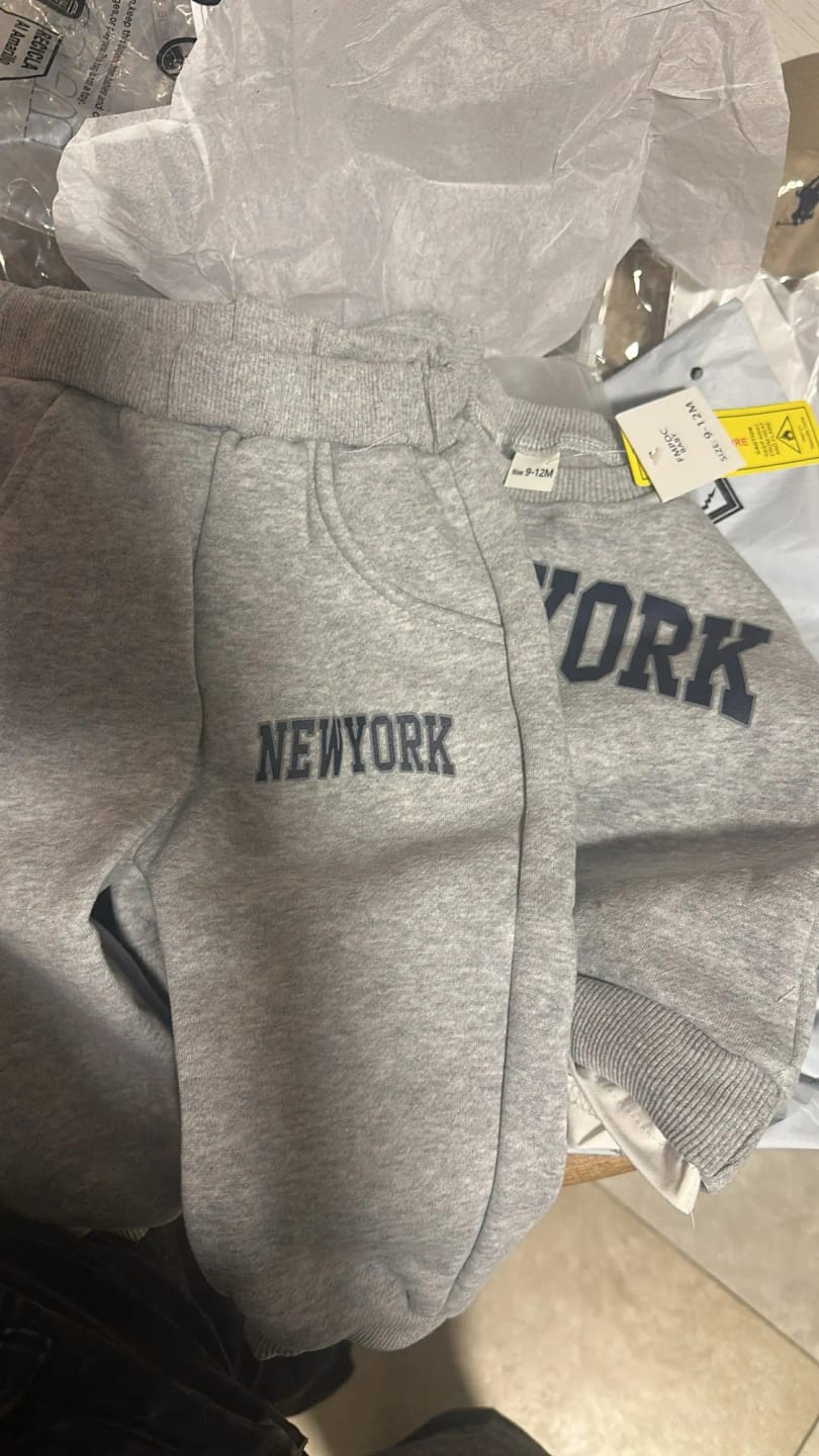 Customer photo review of New York Print Jogger Set