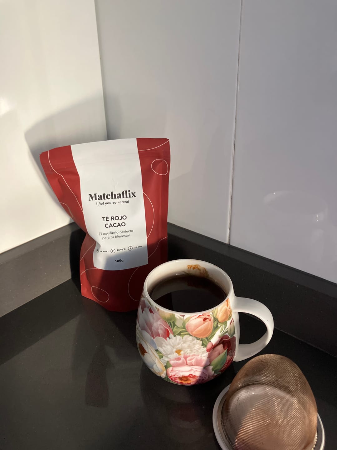Customer photo review of Té Rojo Cacao
