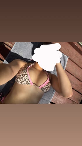 Customer photo review of Seamolly Contrast Color Leopard Print Triangle Double Layer Bikini Set
