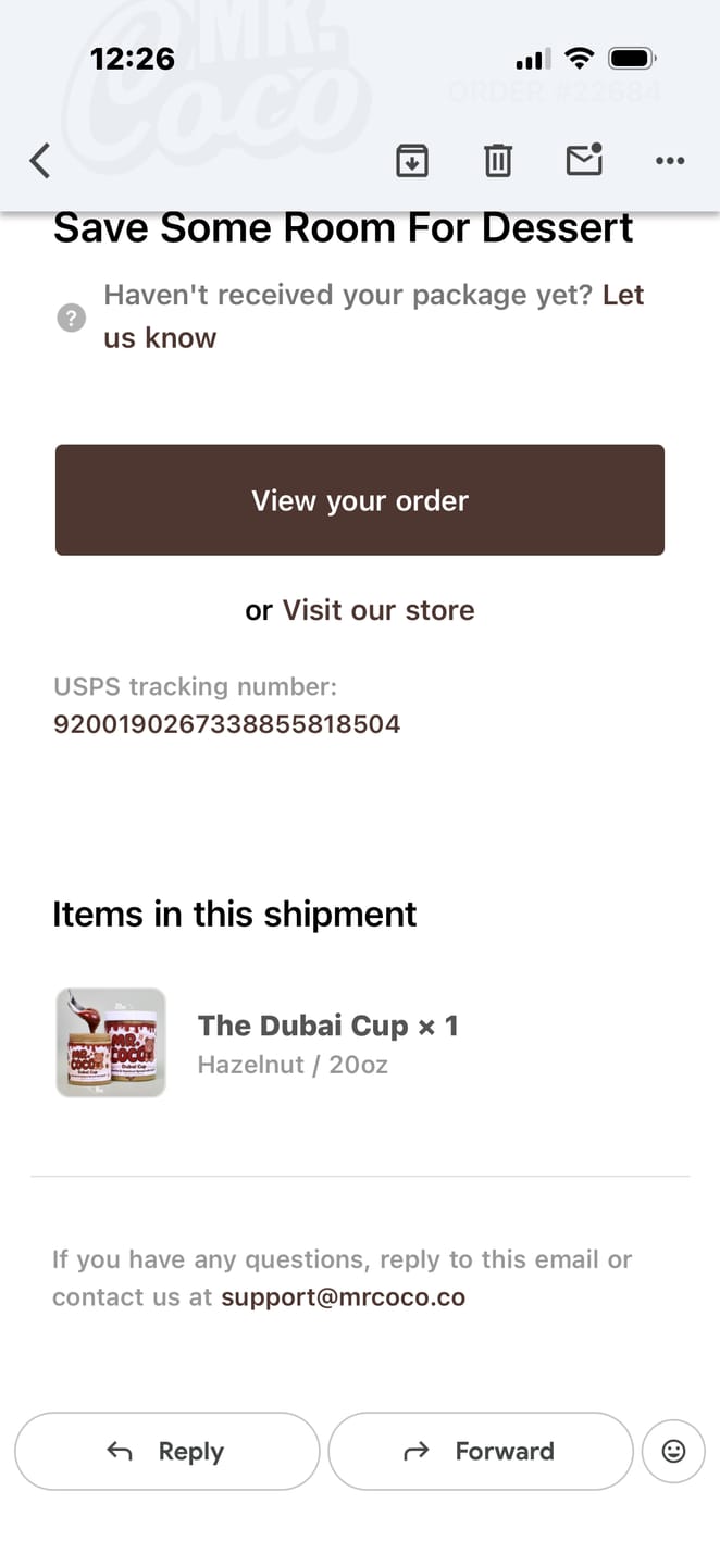 Customer photo review of The Dubai Cup