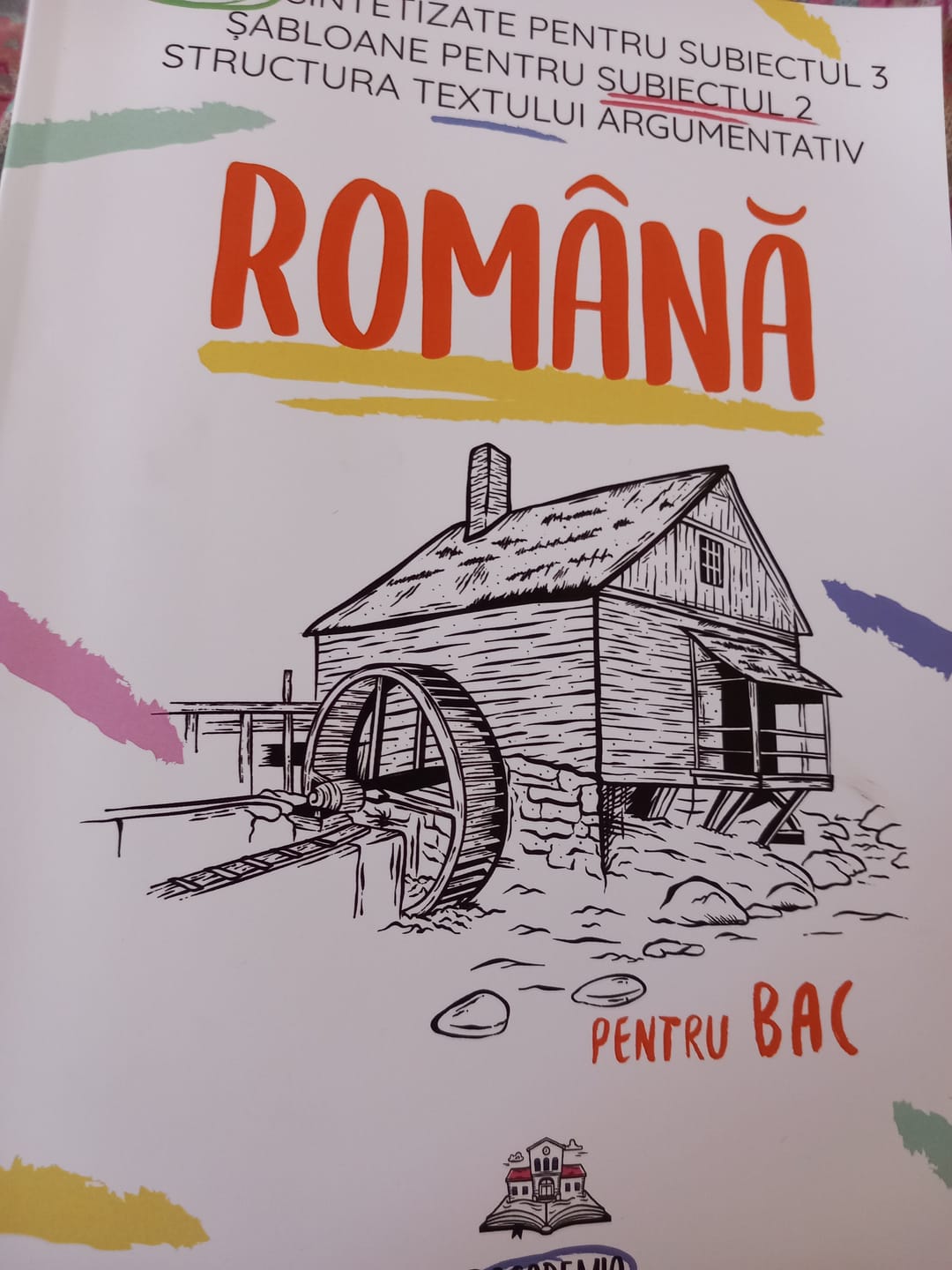 Customer photo review of Carte Română Bacalaureat Bacademia (temă și viziune, caracterizare, relație) - Ediția II