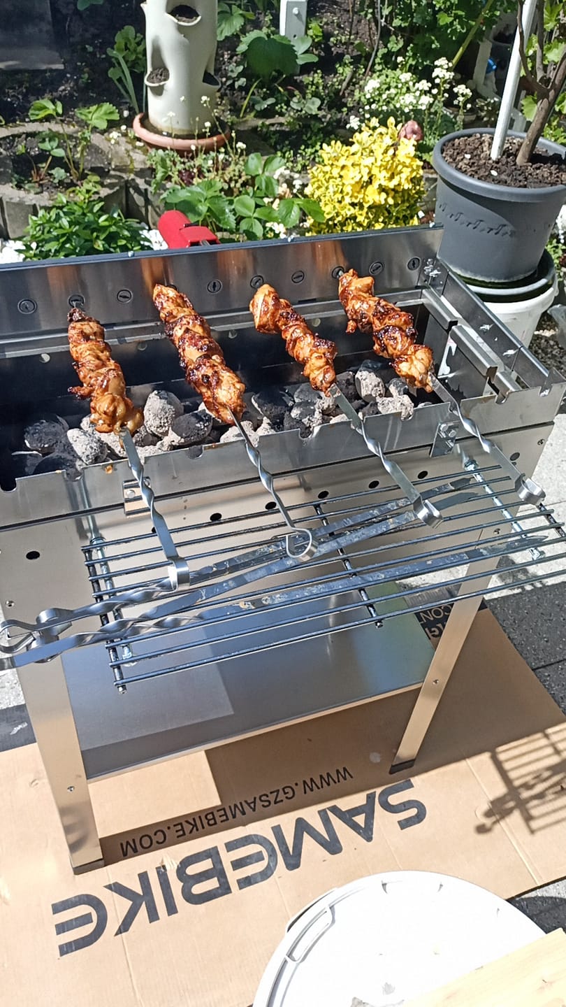 Customer photo review of Der neue Big Gerd by Aganjok –  Edelstahl-Mangal Grill