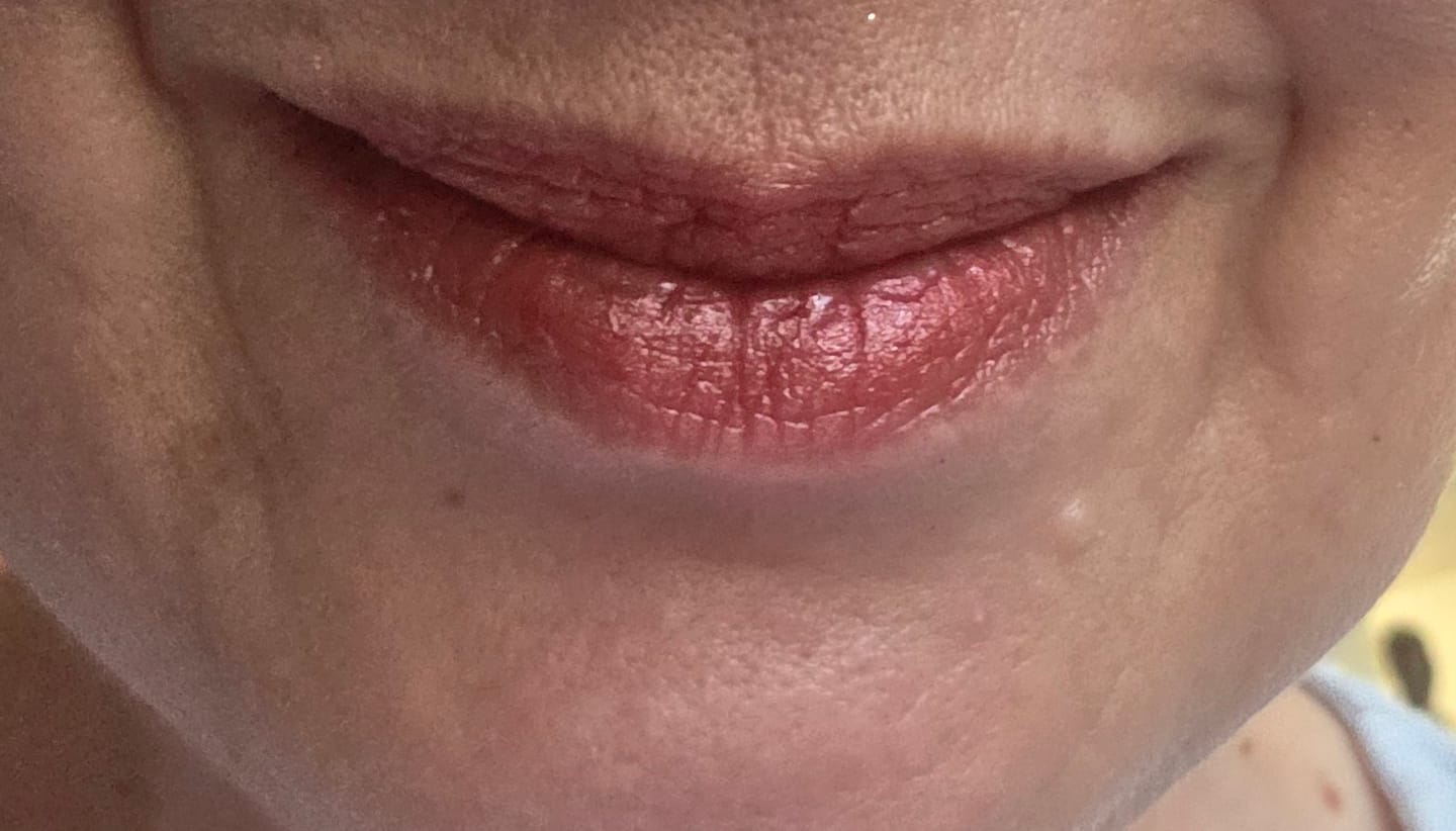 Customer photo review of Satin Lipstick