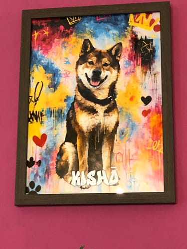 Customer photo review of Graffiti - Gepersonaliseerde Poster