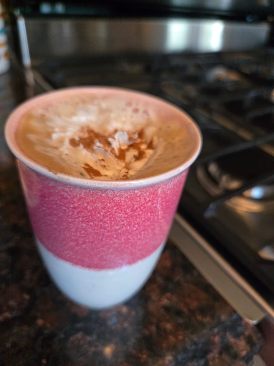 Customer photo review of Coral Pink Cup 12oz