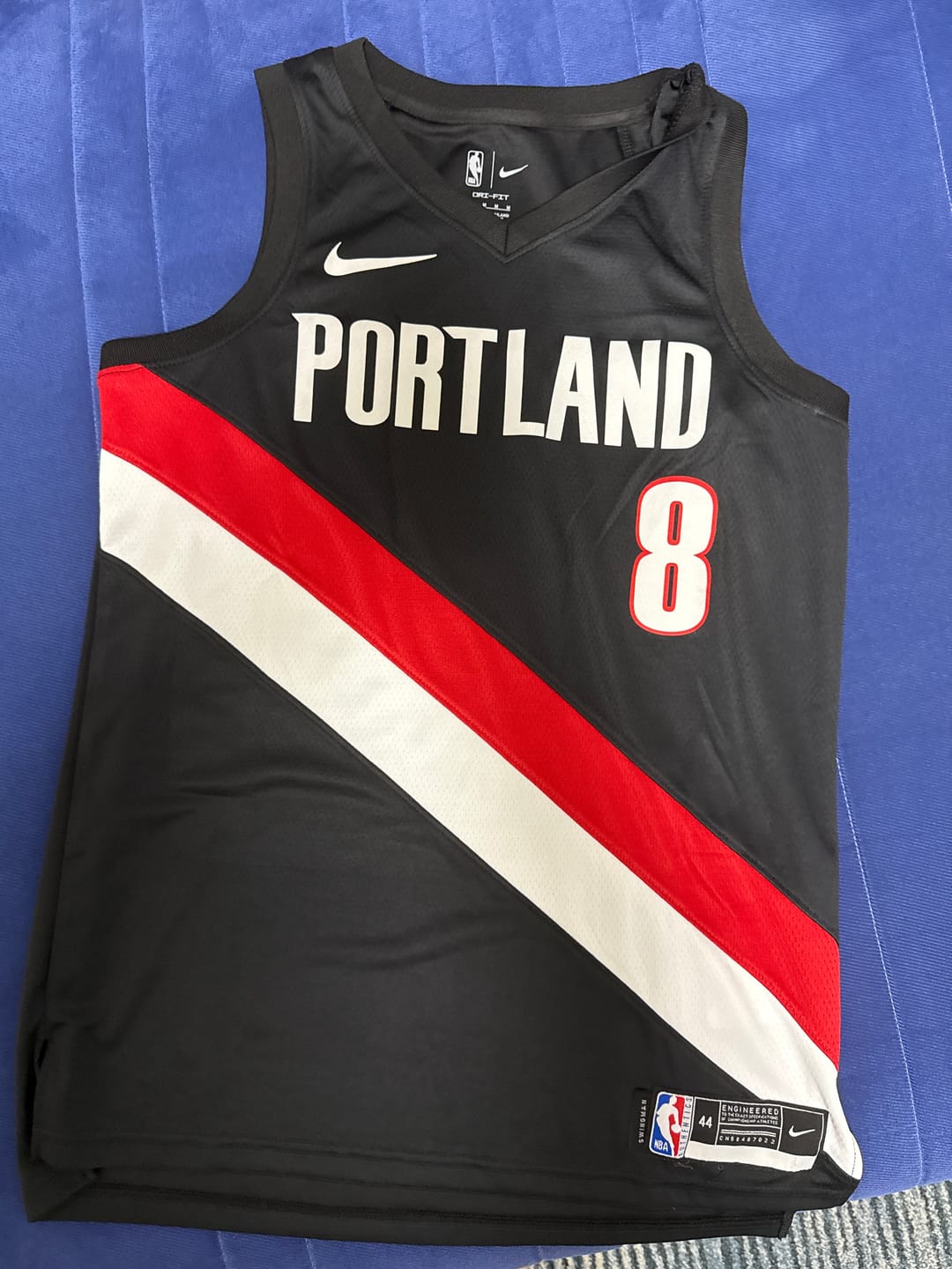 Customer photo review of גופיית NBA דני אבדיה פורטלנד טרייל בלייזרס –  שחור 2025/26 | HOOPERS