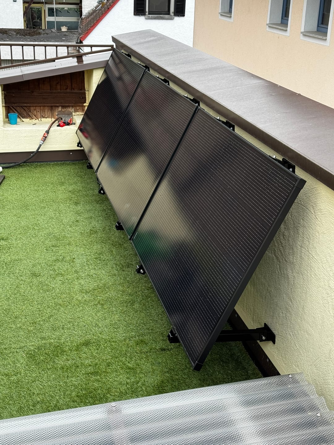 Customer photo review of Ray Solarmodul 200W Komplett Schwarz