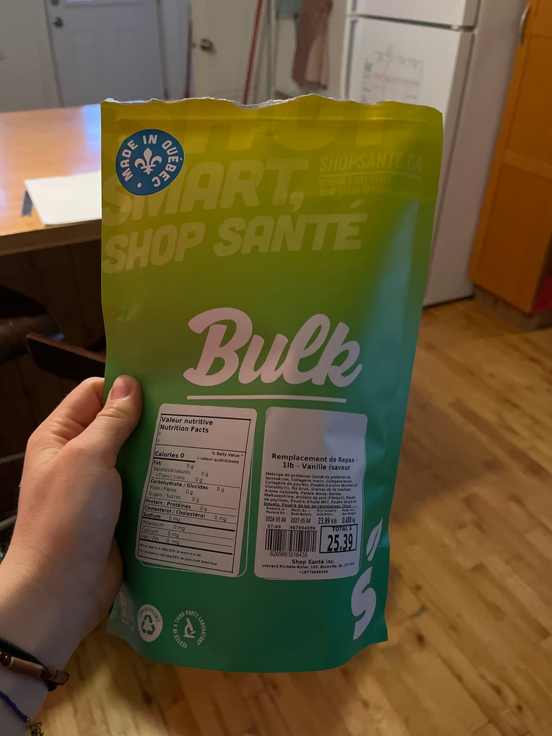 Customer photo review of VRAC - Remplacement de Repas - 1lb