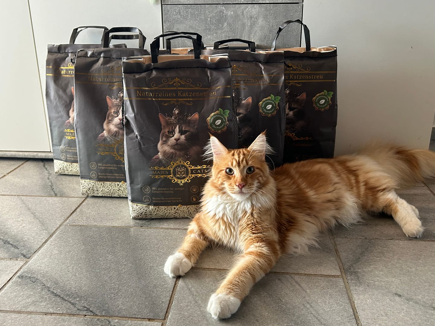 Customer photo review of Katzenstreu 2+1 Aktion