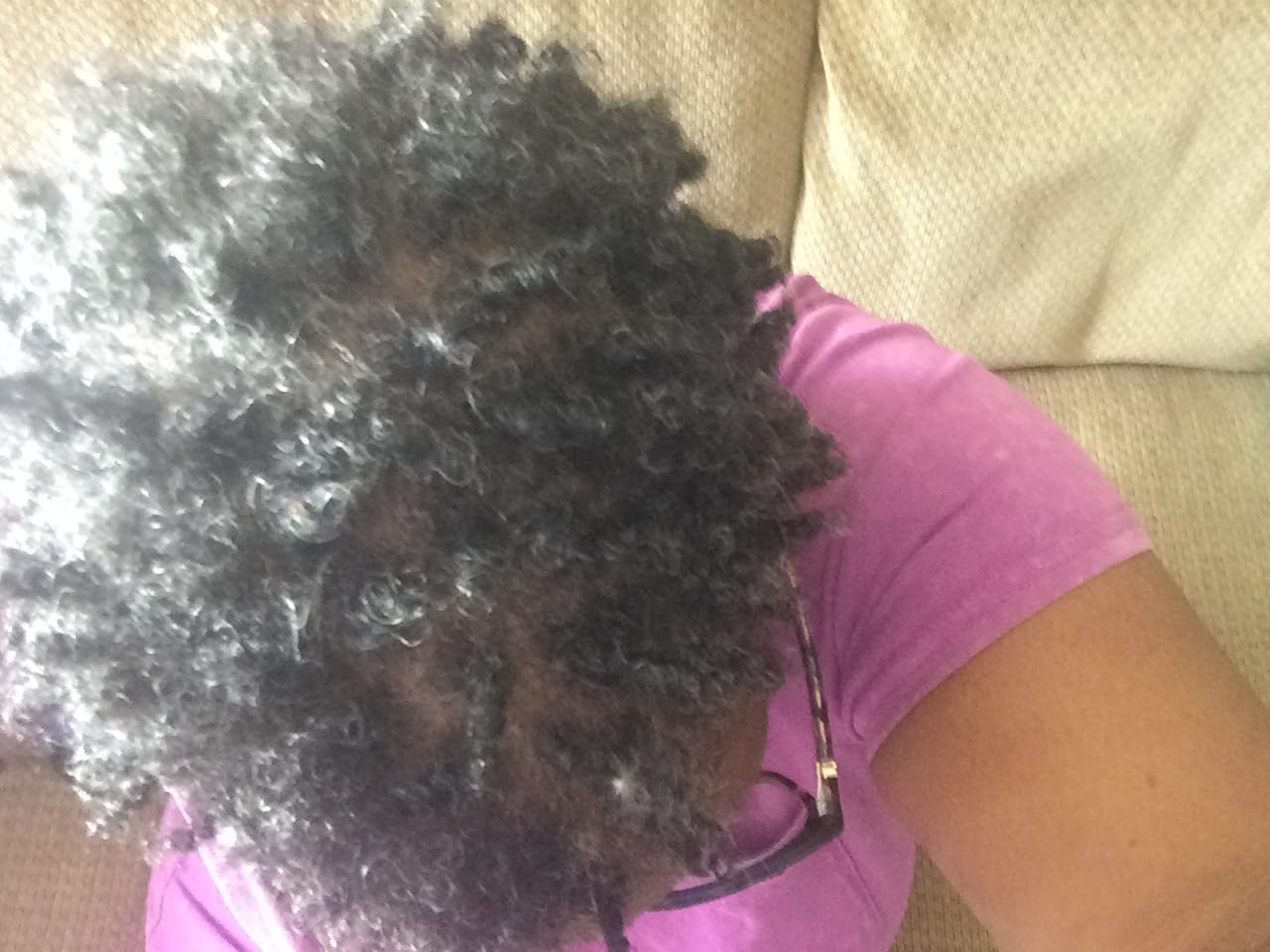 Customer photo review of Moisture N Slip Curling Cream + Aloquench N' Flax Seed Coiling Jelly Duo