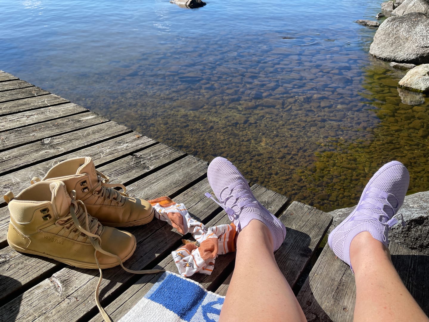 Customer photo review of Vaistoa Riemu -paljasjalkakengät