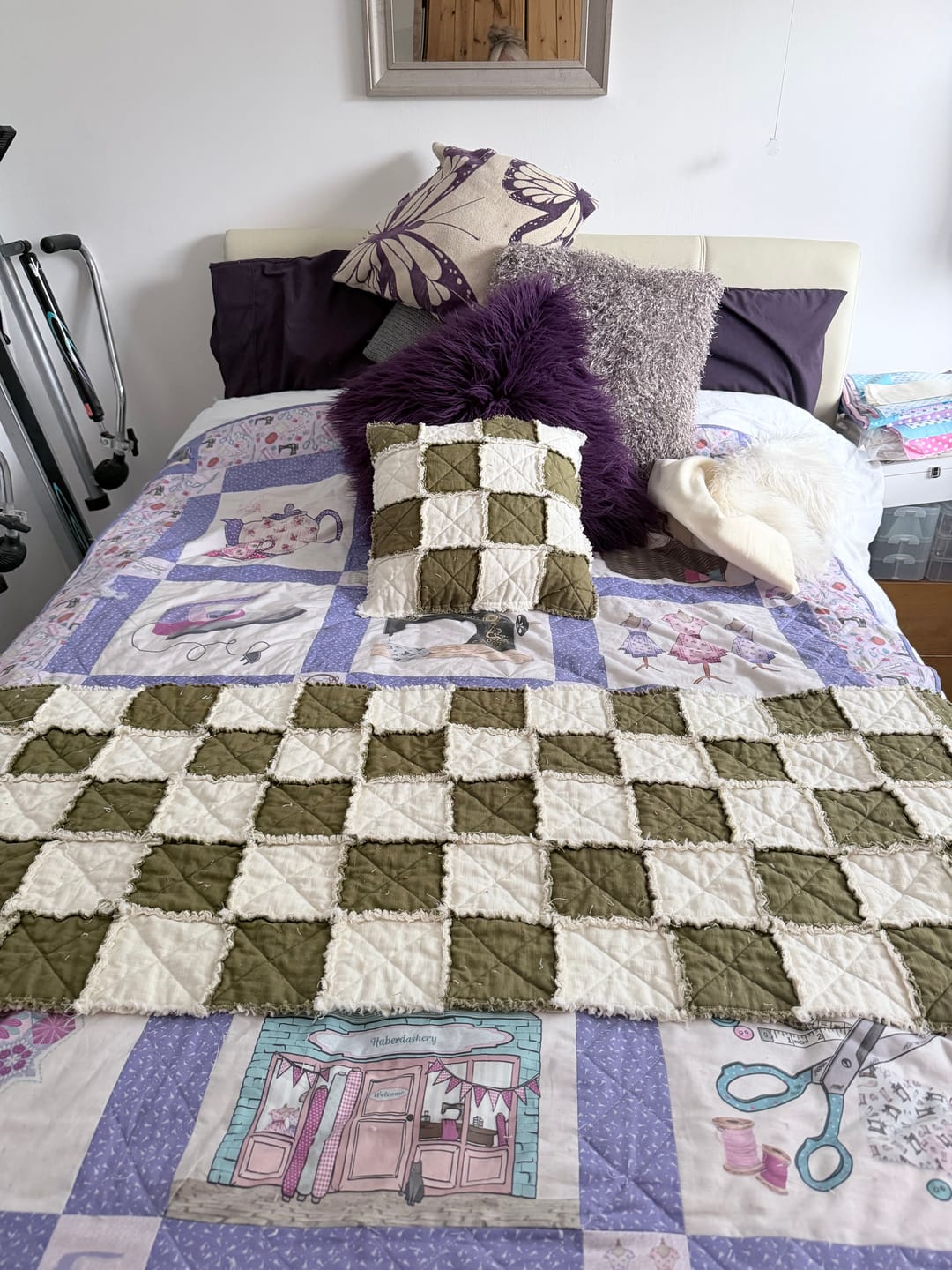 Customer photo review of Washed Linen Blend Fabric