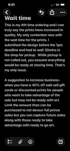 Customer photo review of DTF Upload a Gang Sheet