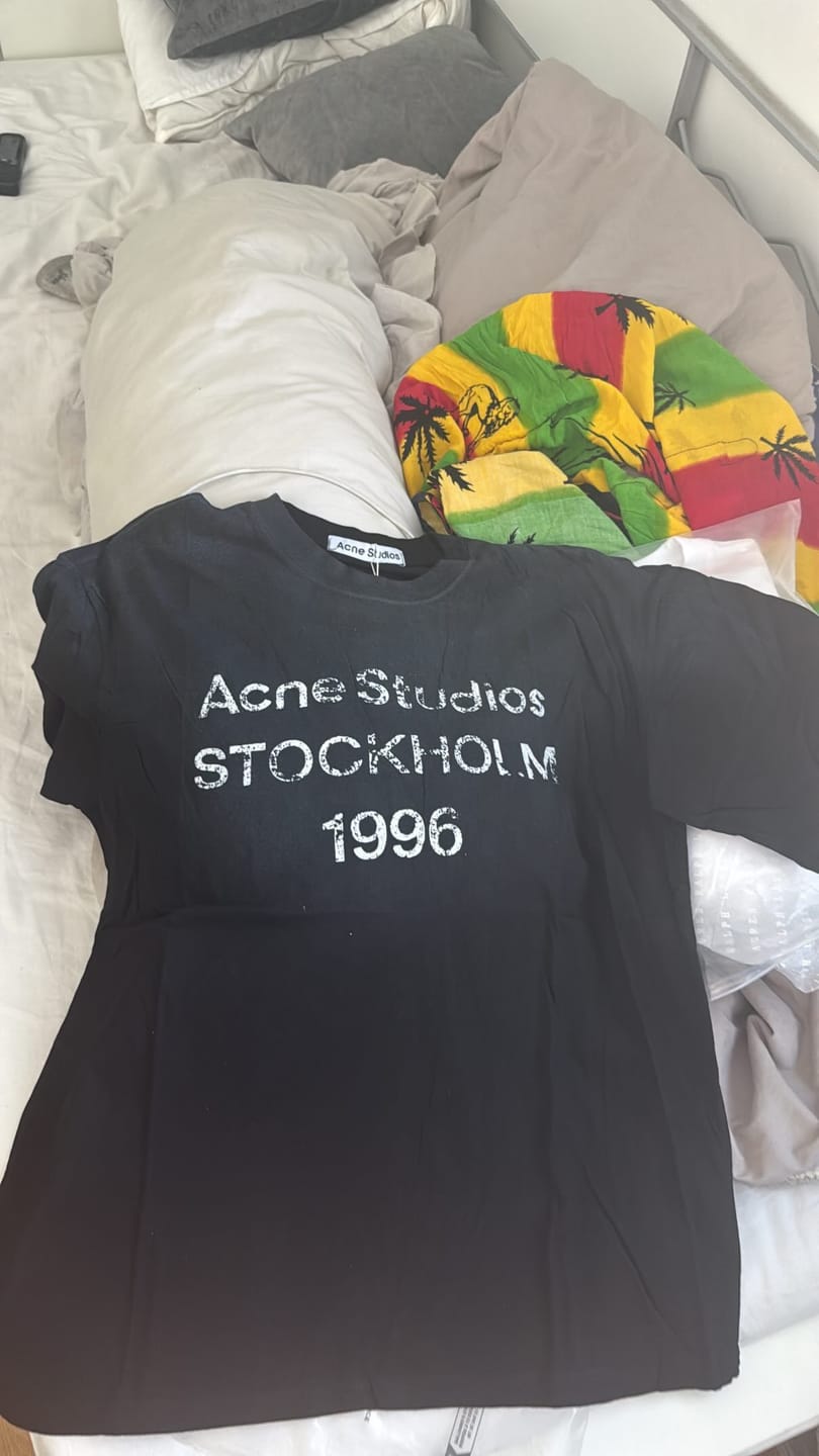 Customer photo review of ACNE STUDIOS | חולצה ארוכה - שחור
