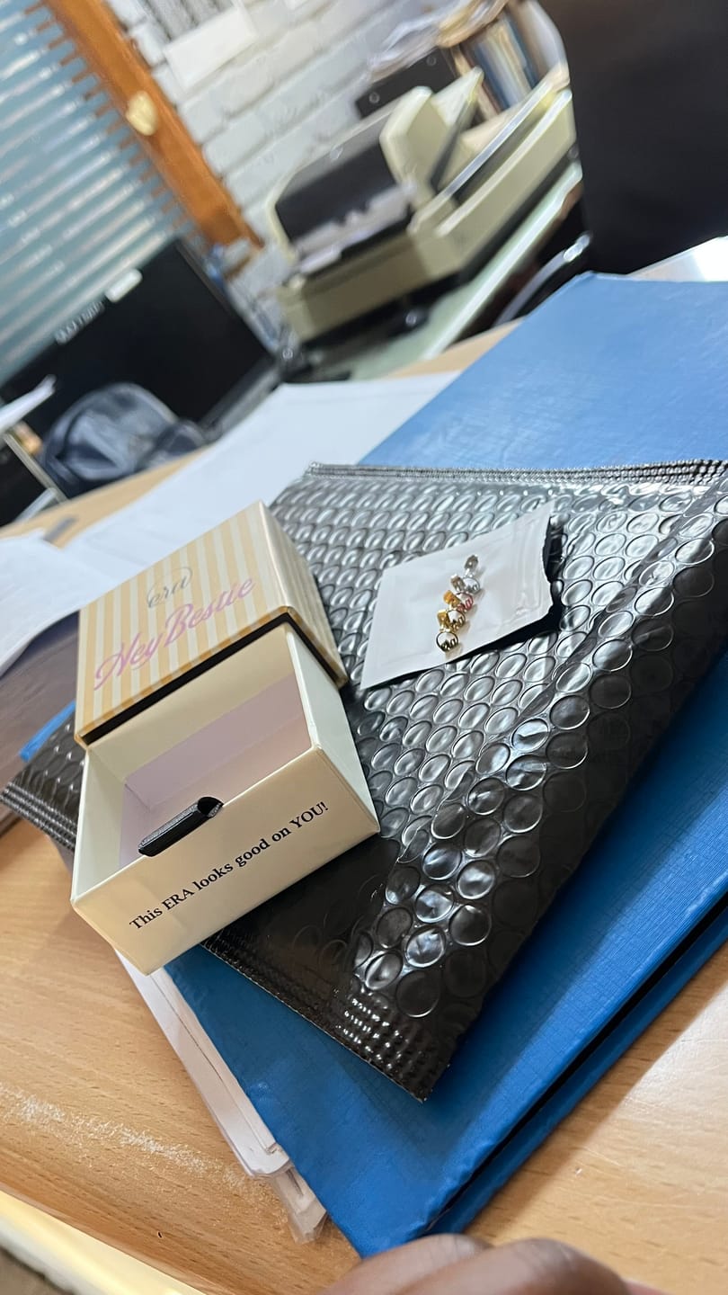 Customer photo review of Mini Era Logo Studs