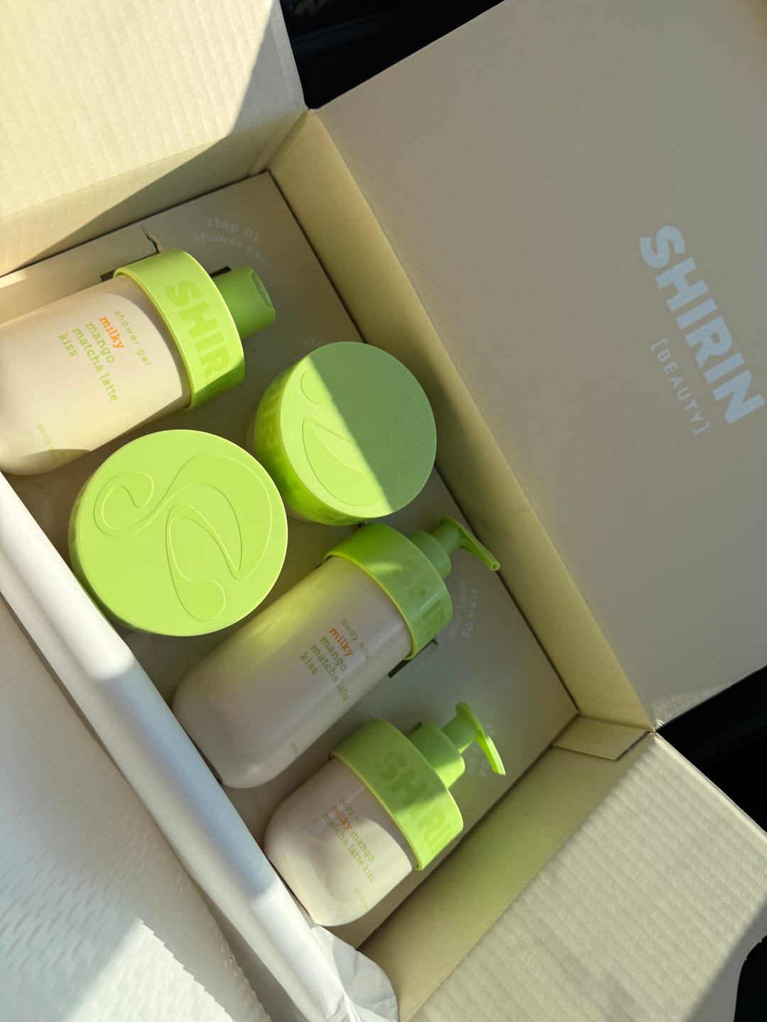 Customer photo review of The Complete Bodycare - 5er Set Milky Mango Matcha Latte Kiss