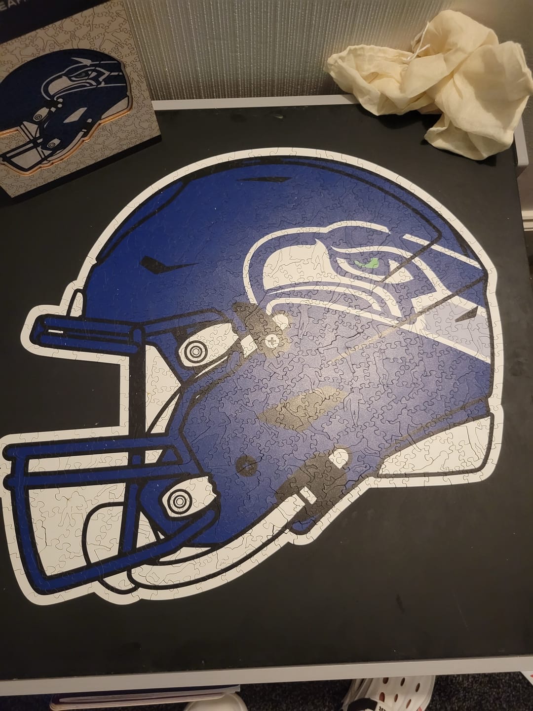 Customer photo review of Seattle Seahawks™ Helmet - Wooden Puzzle
