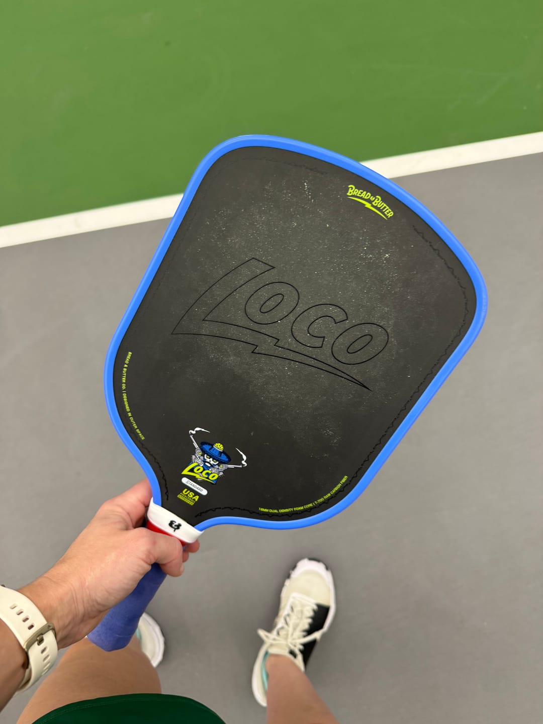 Customer photo review of The Loco 16mm Pickleball Paddle Standard