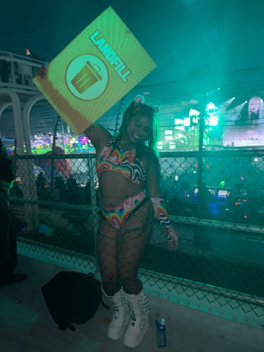 Customer photo review of Melty Love Two Piece Cut Out Bodysuit