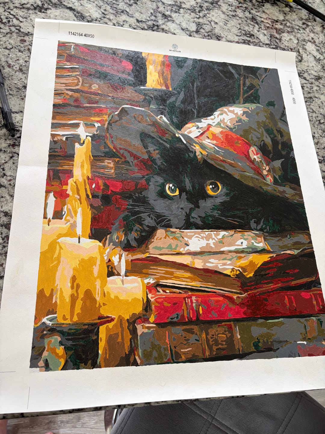 Customer photo review of Spells keeper | Paint by Number