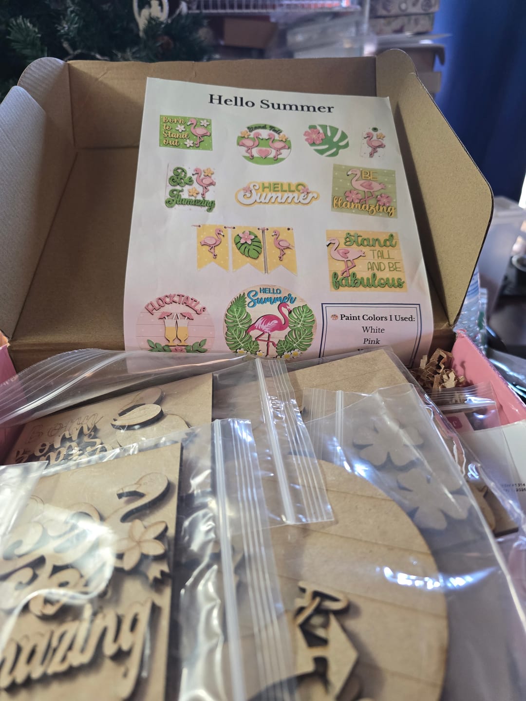 Customer photo review of Jazzi Deluxe DIY Craft Box Subscription