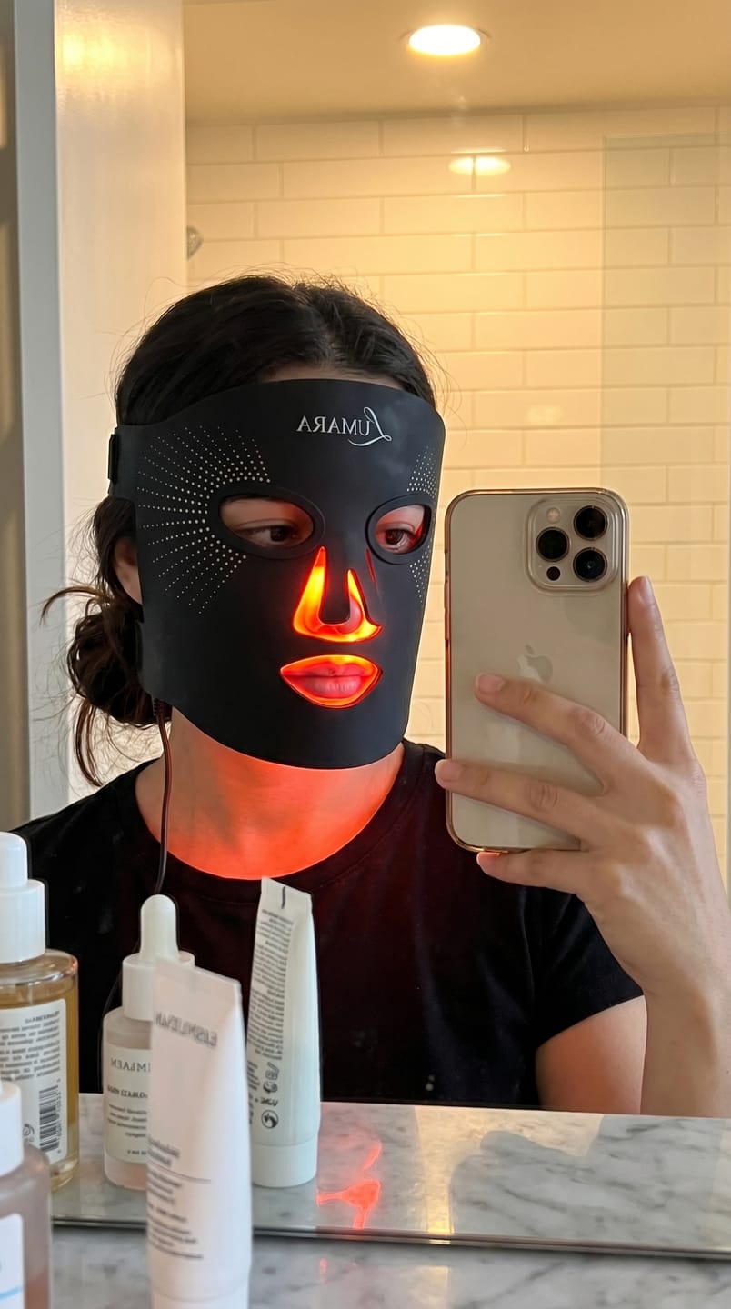 Customer photo review of Lumara Máscara LED