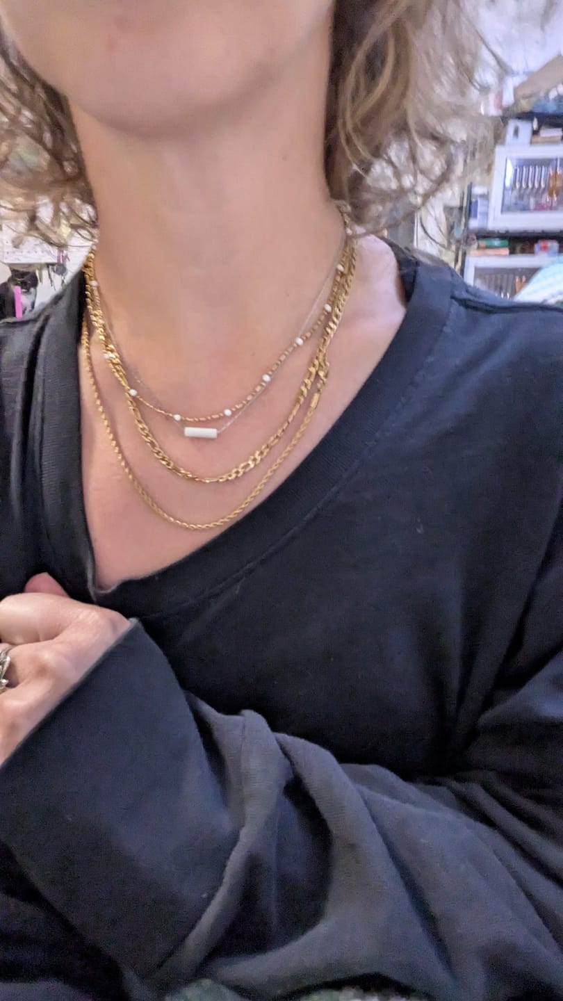 Customer photo review of Coco Rope Necklace