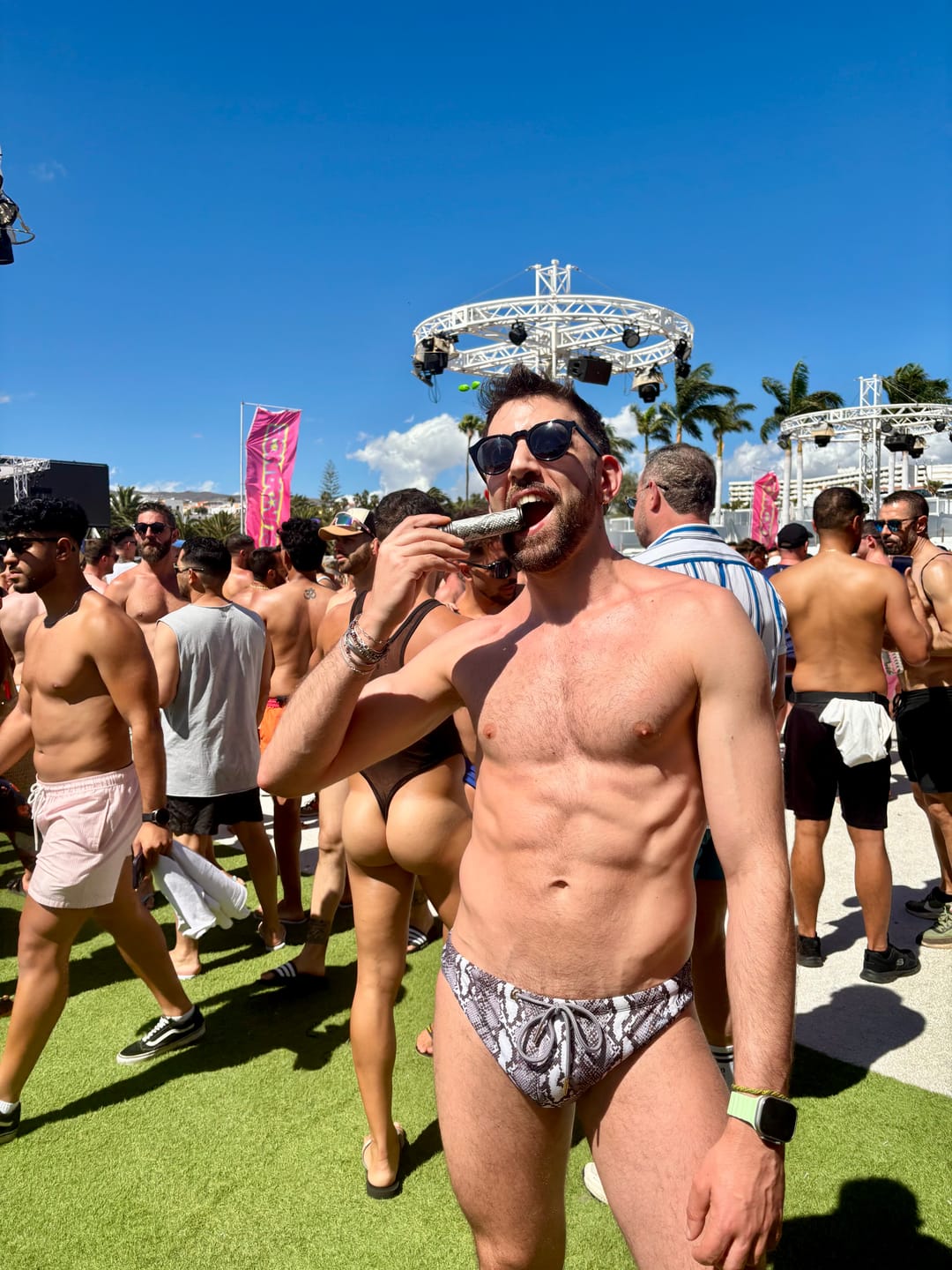 Customer photo review of Reptilian - Enhancing Swim Brief