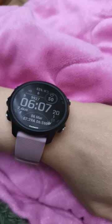 Customer photo review of Amazfit Silicone Watch Band Replacement Strap Durable Comfort