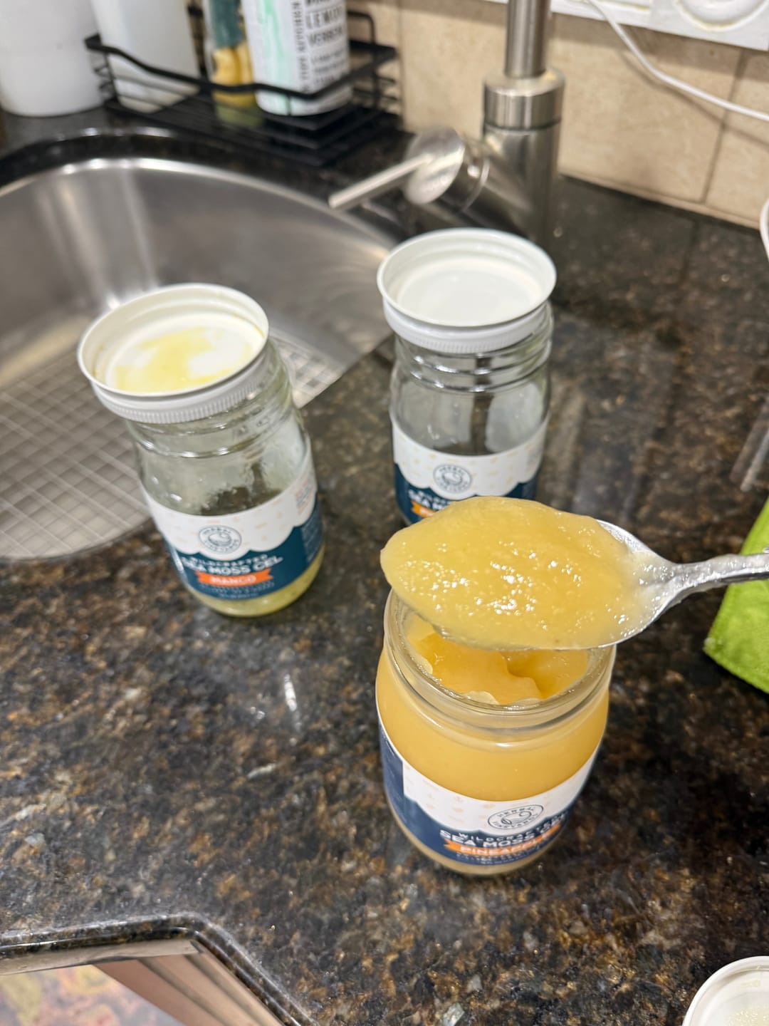 Customer photo review of EXCLUSIVE PINEAPPLE SEA MOSS GEL