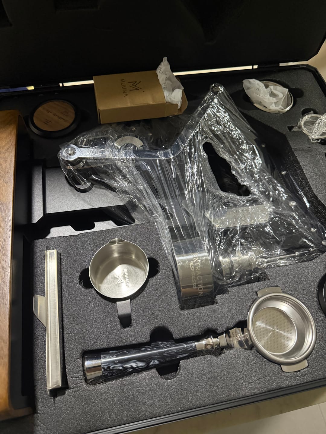 Customer photo review of Mach M8 Hand Crank Espresso Machine - MUVNA