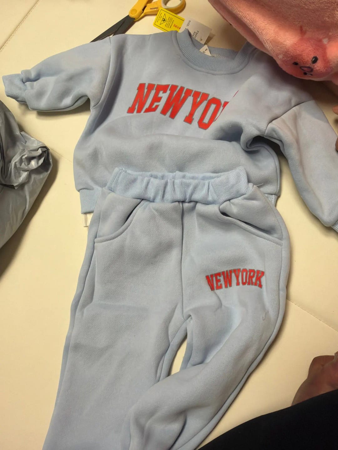 Customer photo review of New York Print Jogger Set