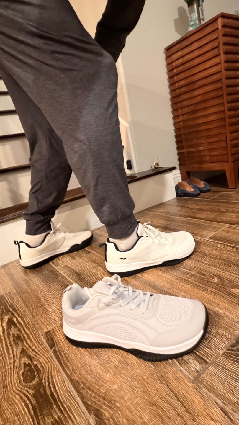 Customer photo review of [NEW] CUURT Muuv - Wide Toe Box Court Shoes (Unisex)