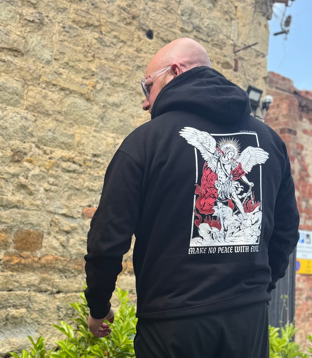 Customer photo review of Archangel Michael Hoodie