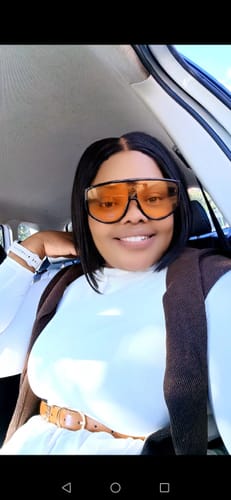 Customer photo review of Vietnamese Super Double Drawn Bone Straight 2x6 Closure Natural Black Wig