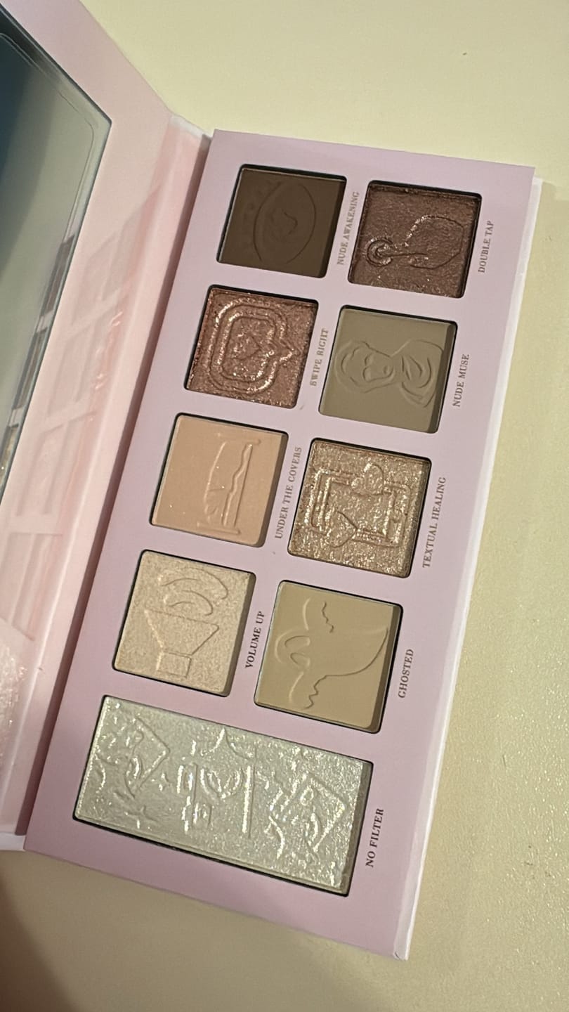 Customer photo review of Naked Ambitions Makeup Palette