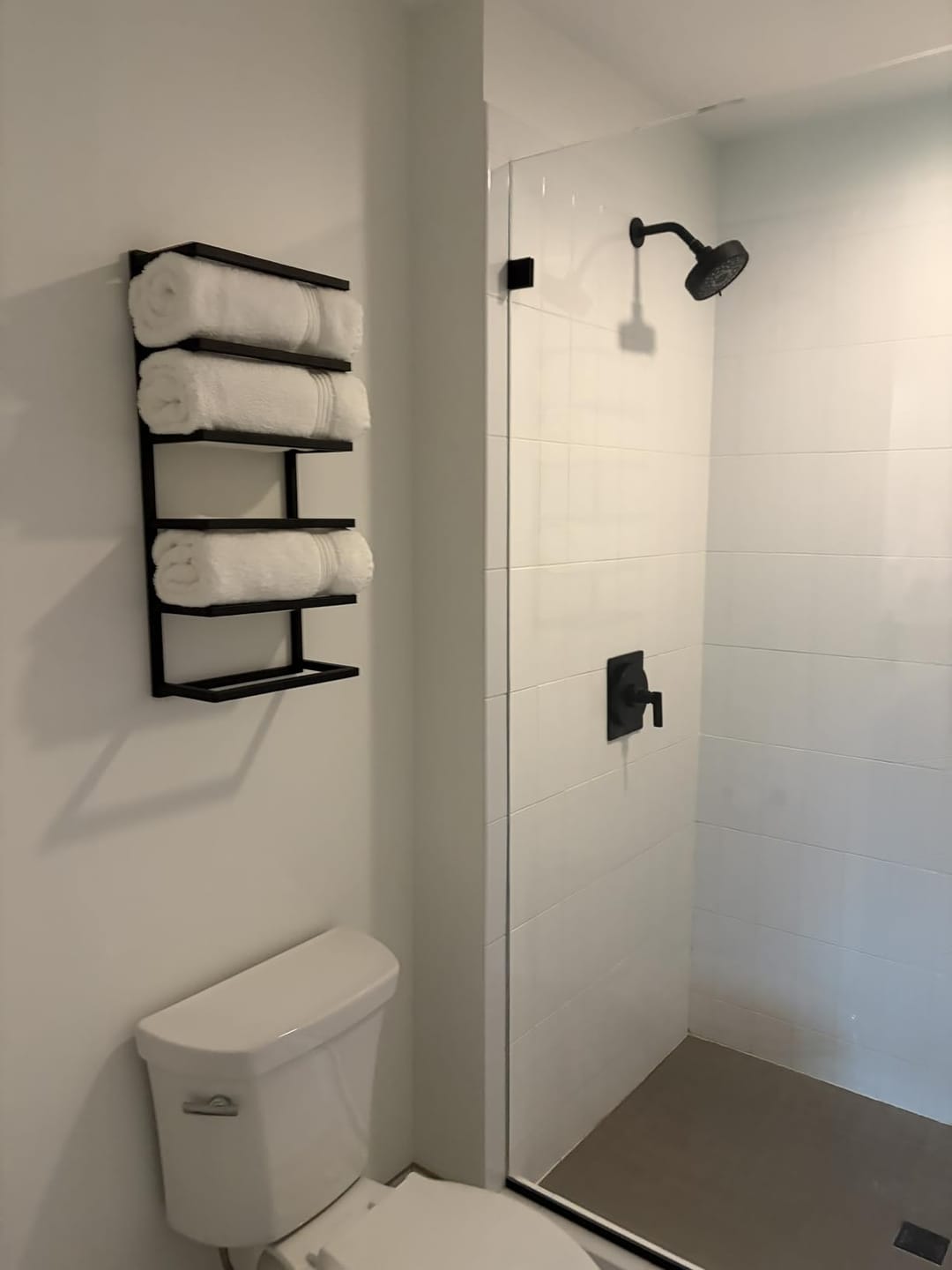 Customer photo review of Bath Towel Rack