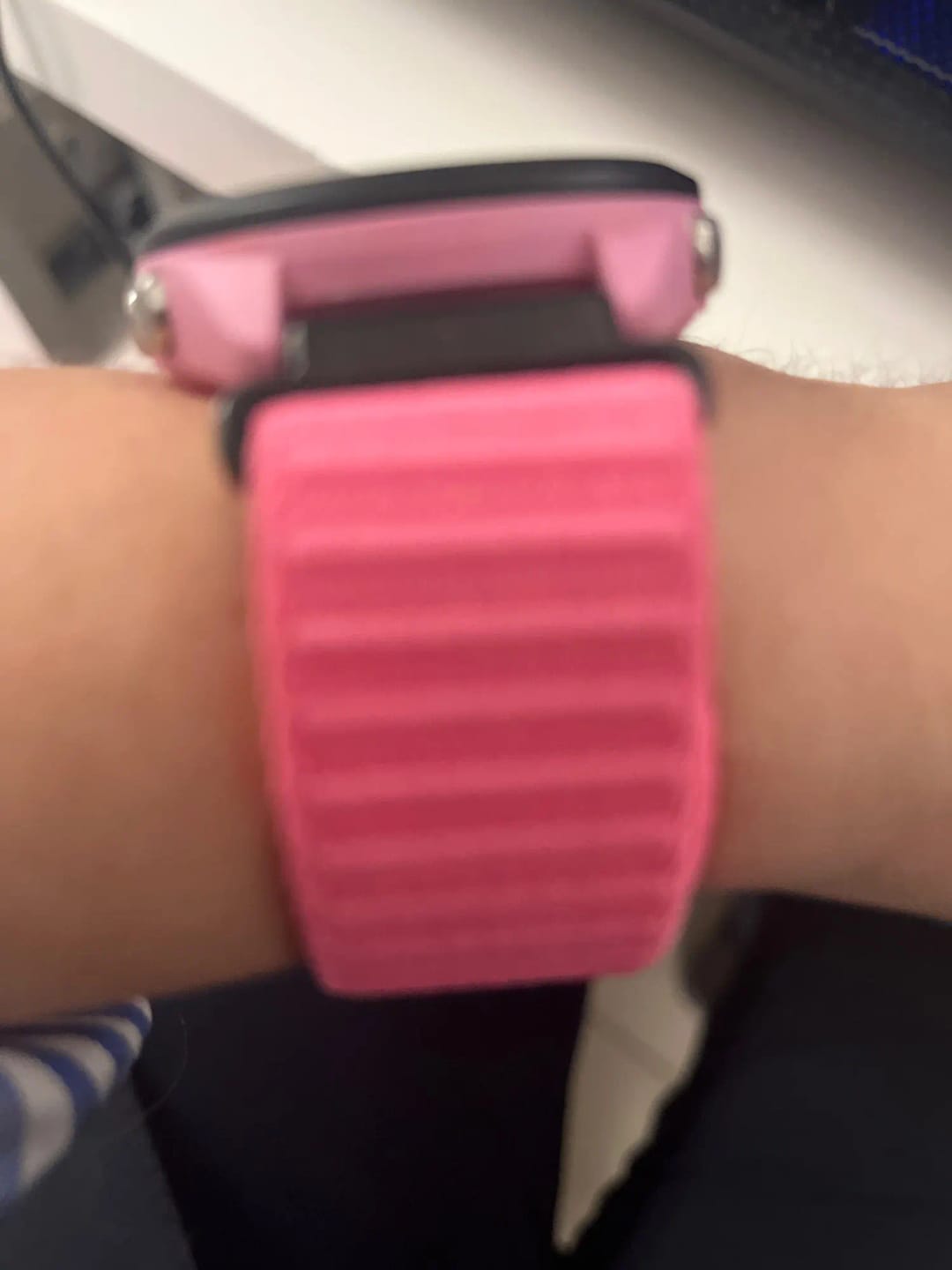 Customer photo review of Amazfit Nylon Watch Strap - Breathable Comfort Band for Smartwatch