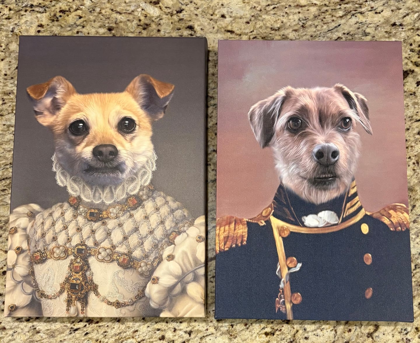 Customer photo review of The Princess - Custom Pet Canvas