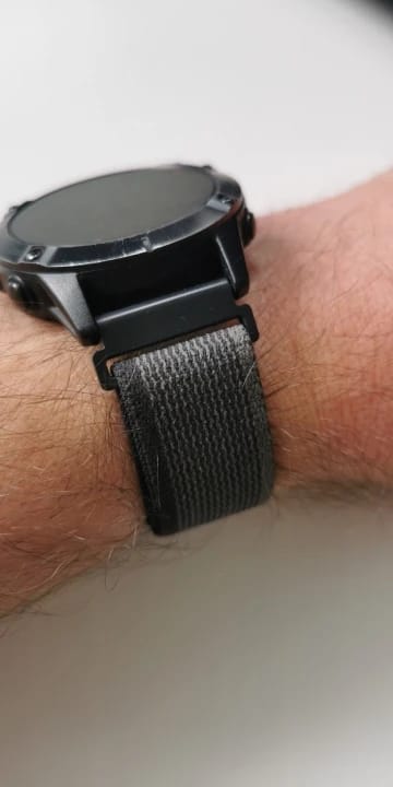 Customer photo review of Amazfit Nylon Loop Watch Band - Durable Adjustable Strap For Smartwatch