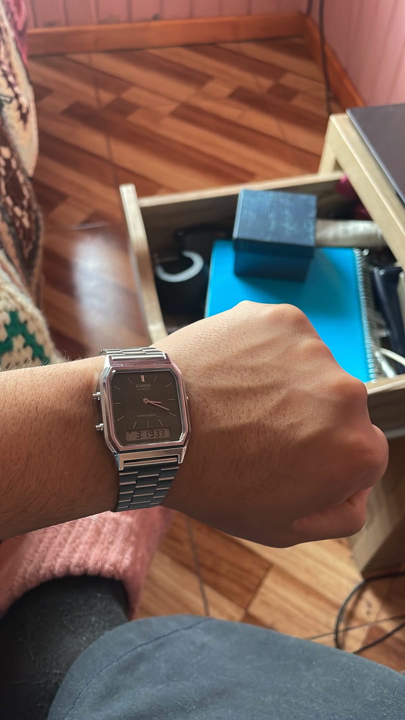 Customer photo review of Reloj Casio Vintage  AQ-230A-3A Análogo Digital Verde