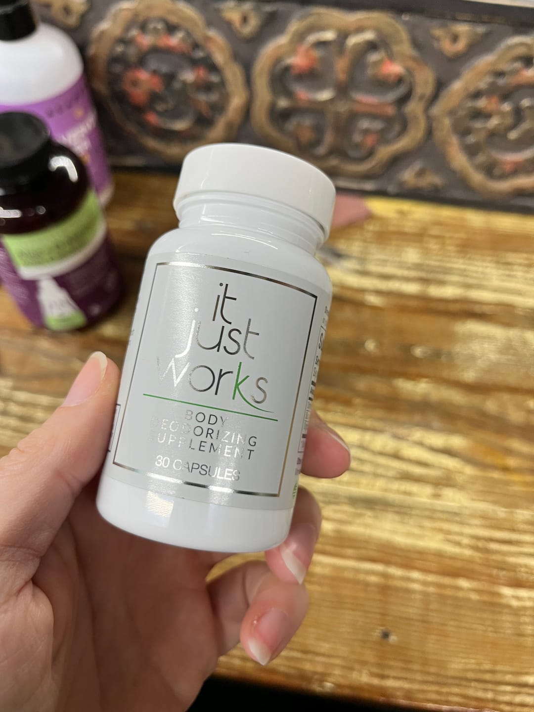 Customer photo review of Body Deodorizing Supplement