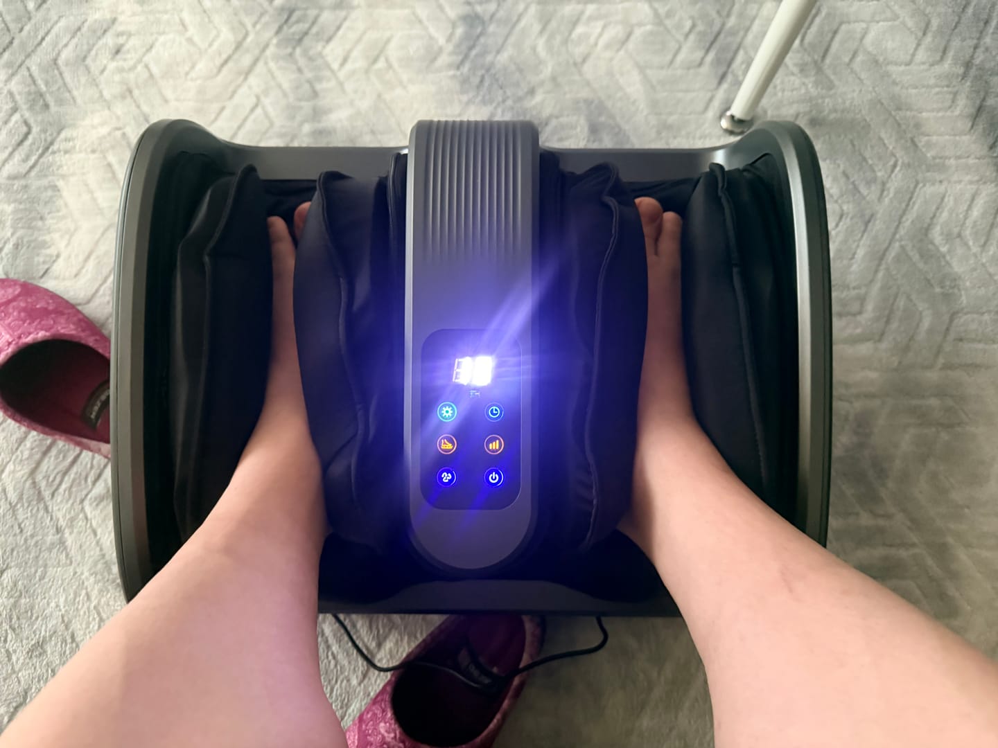 Customer photo review of AVA Fodmassager Pro – Shiatsumassage med varme og kulde funktion