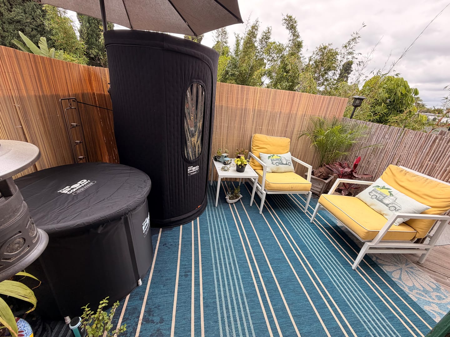 Customer photo review of The Sauna Pod 2.0