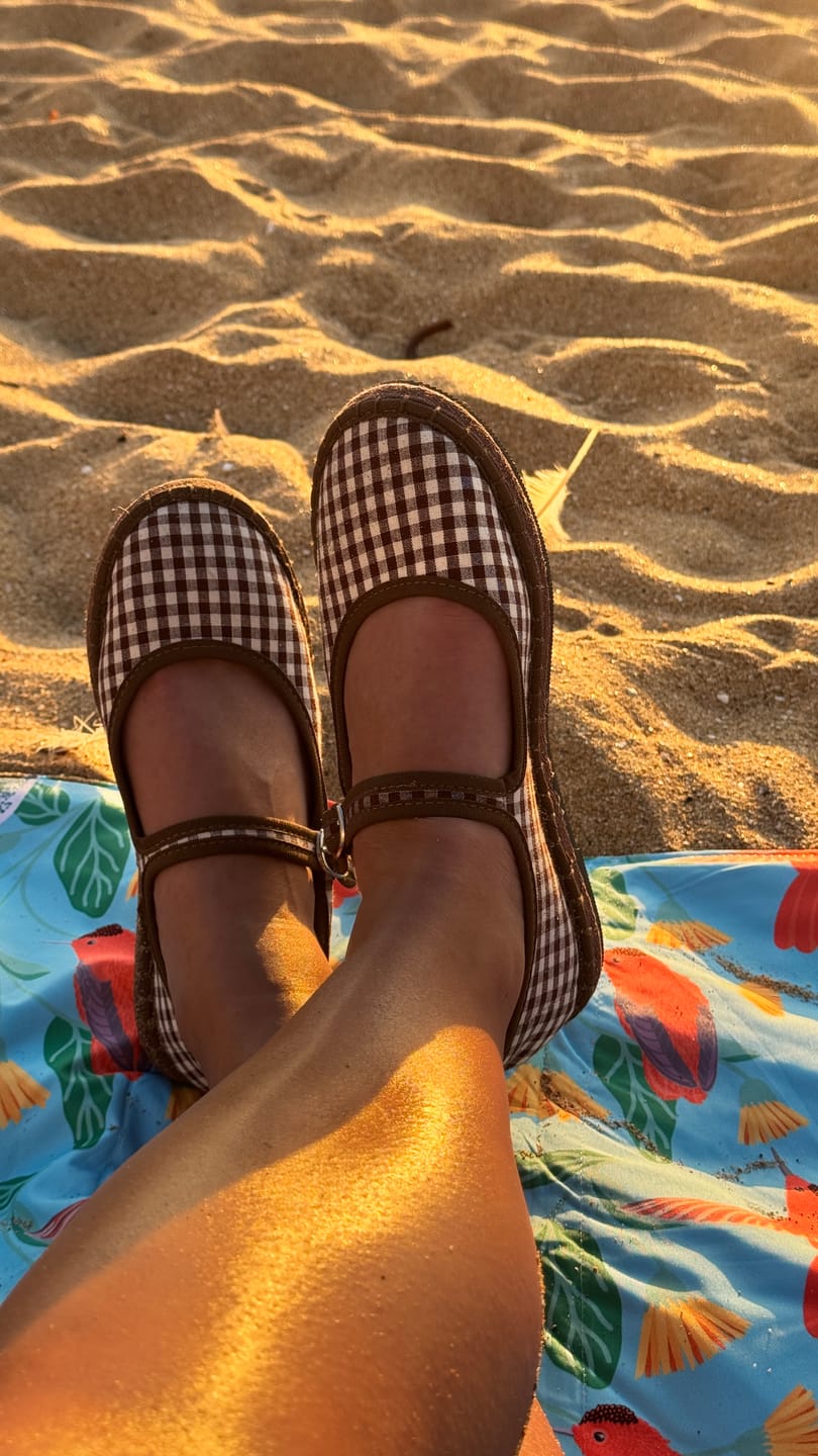 Customer photo review of Sandalias Ballerina Vichy