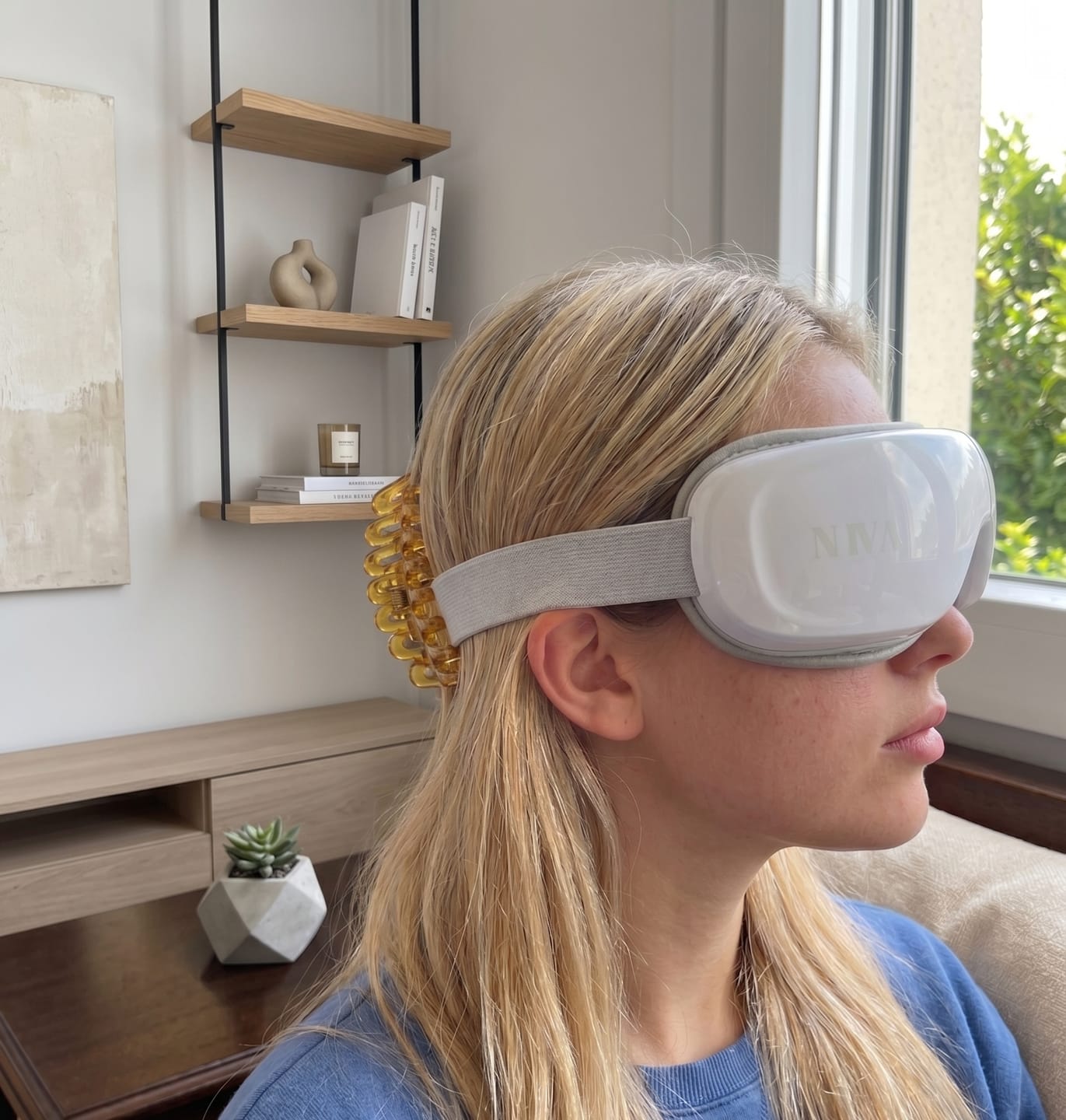 Customer photo review of NivaEyeMassager® Masajeador Ocular Relajante